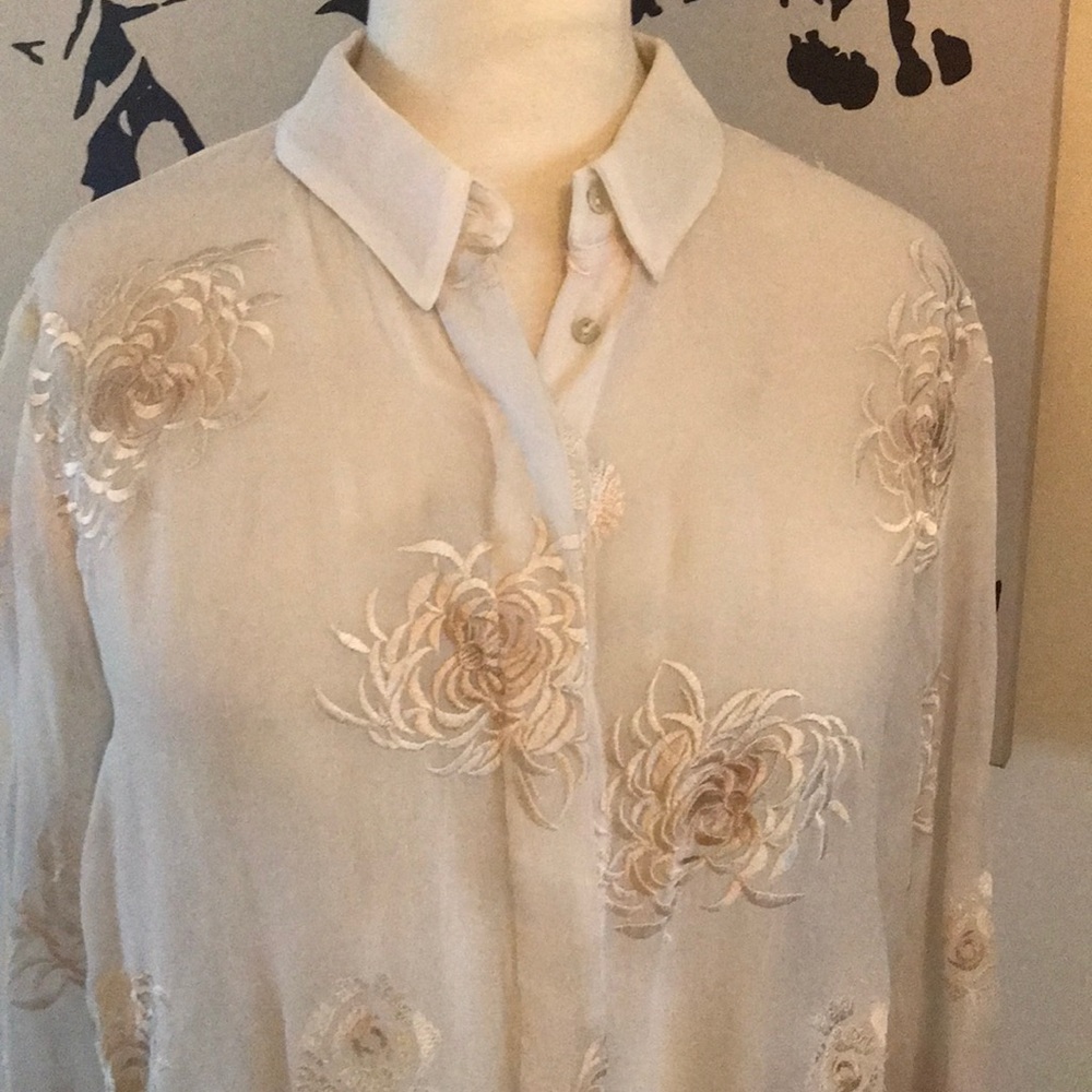 Zara Hi-Lo Blouse